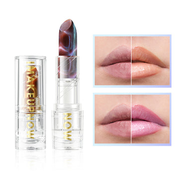 Imakeupnow - Shimmer Lip Balm 2Pcs - Amber+Amethyst